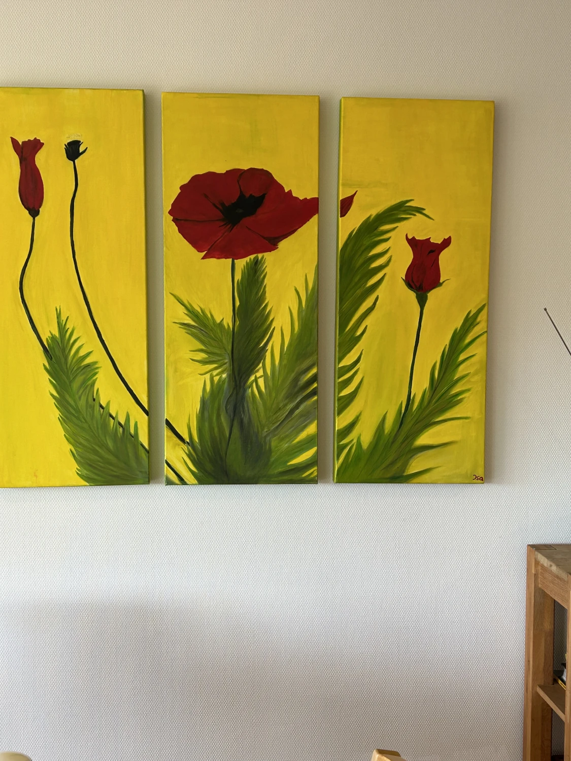 Kunst und Klamotten - Red Poppy 